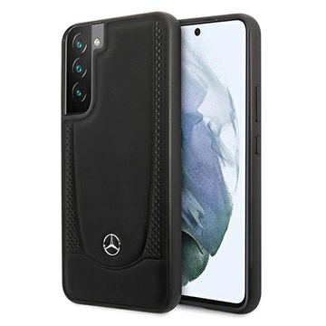 Mercedes-Benz Urban Line Samsung Galaxy S22+ 5G Leder Cover - Zwart