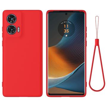 Motorola Edge 50 Fusion Liquid Siliconen Hoesje - Rood