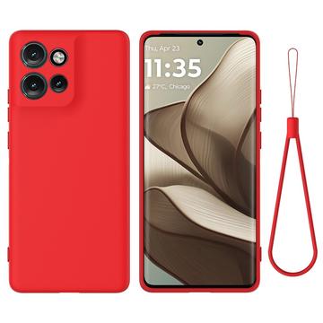 Motorola Edge 50 Neo Liquid Siliconen Hoesje - Rood