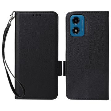 Motorola Moto G24 Power/G24 Portemonnee Hoesje met Magneetsluiting - Zwart