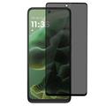 Motorola Moto G35 Privacy Full Cover Glazen Screenprotector - Zwarte Rand