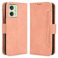 Motorola Moto G54 Cardholder Series Portemonnee Hoesje - Roze