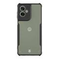 Motorola Moto G55 Tactical Quantum Stealth Hoesje met versterkte hoeken - Helder / Zwart