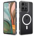 Motorola Moto G75 Hybride Hoesje - MagSafe Compatibel - Doorzichtig