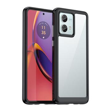 Motorola Moto G84 Anti-Shock Hybride Hoesje - Zwart