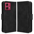 Motorola Moto G84 Cardholder Series Portemonnee Hoesje - Zwart