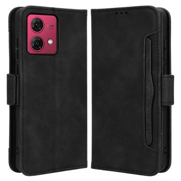 Motorola Moto G84 Cardholder Series Portemonnee Hoesje - Zwart