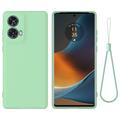 Motorola Moto G85/S50 Neo Liquid Siliconen Hoesje - Groen