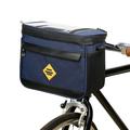 Multifunctionele fietsen geïsoleerde fiets koeltas anti-slijtage waterbestendig fiets stuur tas fietstas met fiets telefoonhouder - donkerblauw