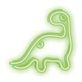 Neolia Decoratieve Neonlamp - Dinosaurus - Groen