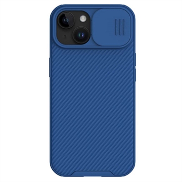 iPhone 15 Plus Nillkin CamShield Pro Hybride Hoesje - Blauw