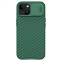 iPhone 15 Plus Nillkin CamShield Pro Hybride Hoesje - Groen