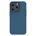 Nillkin Super Frosted Shield Pro iPhone 14 Pro Max Hybrid Hoesje - Blauw