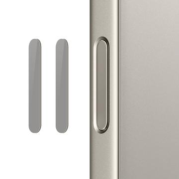 Northjo Camera Bedieningsknop Gehard Glas Beschermer voor iPhone 16 Pro/16 Pro Max/16 Plus - 2 stuks. - Natuurlijk