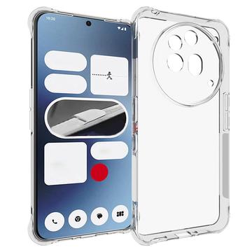 Nothing Phone (3a) Pro Schokbestendig TPU Hoesje - Doorzichtig