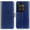 OnePlus 12 Portemonnee Hoesje met Magneetsluiting - Blauw