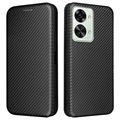 OnePlus Nord 2T Flip Cover - Koolstofvezel