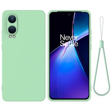 OnePlus Nord CE4 Lite/Oppo K12x Liquid Siliconen Hoesje - Groen