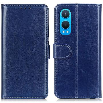 OnePlus Nord CE4 Lite/Oppo K12x Portemonnee Hoesje met Magneetsluiting - Blauw