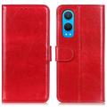 OnePlus Nord CE4 Lite/Oppo K12x Portemonnee Hoesje met Magneetsluiting - Rood