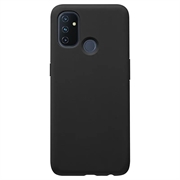 Anti-Vingerafdruk Mat OnePlus Nord N100 TPU Hoesje - Zwart