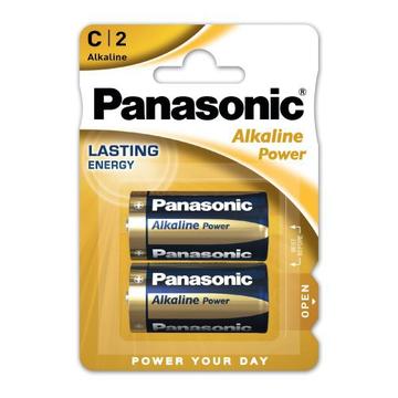 Panasonic Alkaline Power LR14/C batterijen - 2 stuks.