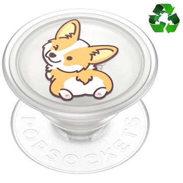 PopSockets PlantCore Uitbreiding Stand & Grip - Cheeky Corgi