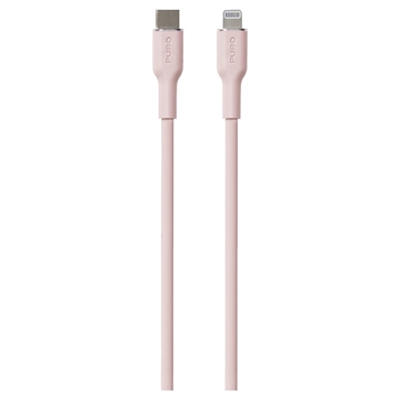 Puro Icon Zachte USB-C / Lightning kabel - 1,5m - Roze