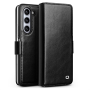 Samsung Galaxy Z Fold5 Qialino Classic Wallet Leren Hoesje