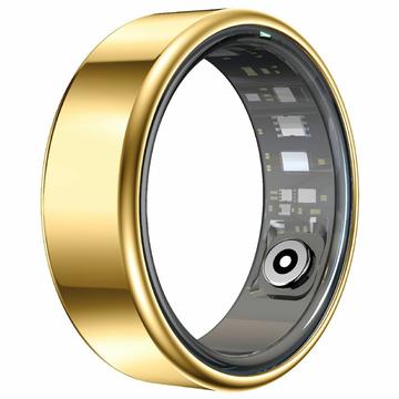 R99 Fitness & Wellness Smart Ring met Oplaadhoesje - Maat: 9/19mm - Goud