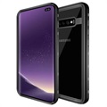 Redpepper IP68 Samsung Galaxy S10+ Waterdicht Hoesje - Zwart / Doorzichtig