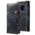 Samsung Galaxy S9 Retro Wallet Leren Hoesje