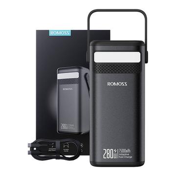 Romoss PMT75-DC 75000mAh Power Bank - 280W/240Wh - Zwart