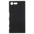 Sony Xperia X Compact Rubberen Cover - Zwart