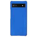 Google Pixel 6a Geruberiseerd Kunststof Cover - Blauw