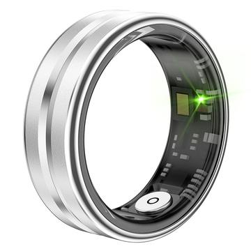 SR03 Ultradunne Multifunctionele Smart Ring - Maat: 10/19.9mm - Zilver