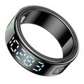 SR08 Smart Ring met Digitaal Display - Maat: 18.2mm - Zwart