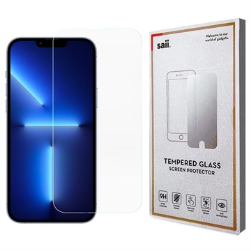 Saii 3D Premium iPhone 13/13 Pro Glazen Screenprotector - 9H, 2 St.