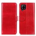 Samsung Galaxy A22 4G Portemonnee Hoesje met Magnetische Sluiting - Rood