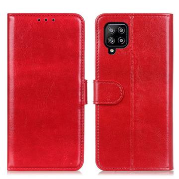 Samsung Galaxy A22 4G Portemonnee Hoesje met Magnetische Sluiting - Rood