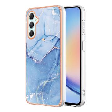 Samsung Galaxy A25 Marble Pattern Gegalvaniseerd IMD TPU Hoesje