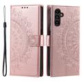 Samsung Galaxy A26 Mandala Series Portemonnee-hoesje - Rose Gold