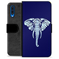 Samsung Galaxy A50 Premium Wallet Hoesje - Olifant