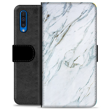 Samsung Galaxy A50 Premium Wallet Hoesje - Marmer