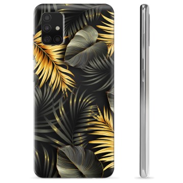 Samsung Galaxy A51 TPU Hoesje - Gouden Bladeren