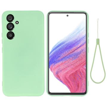 Samsung Galaxy A54 5G Liquid Siliconen Hoesje - Groen