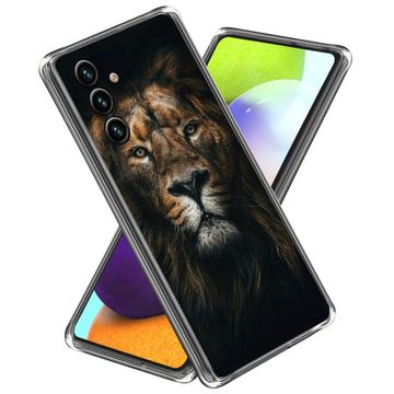 Samsung Galaxy A55 Stijlvolle Ultradunne TPU Hoesje - Leeuw