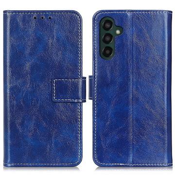 Samsung Galaxy A55 Portemonnee Hoesje met Magneetsluiting - Blauw