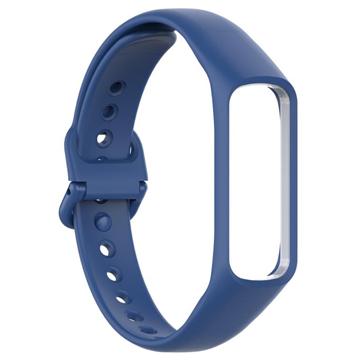 Samsung Galaxy Fit 2 Vervangende Siliconen Band met Geïntegreerd Frame - Donkerblauw