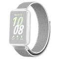 Samsung Galaxy Fit3 Nylon Bandje met Klittenbandsluiting - Grijs